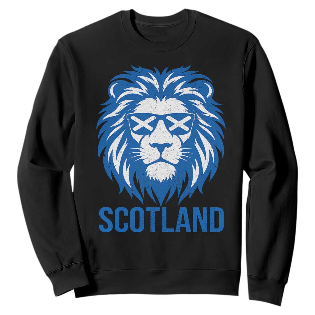 Vintage Scotland Lion Sweatshirt Retro SCOT Fan Scottish Flag