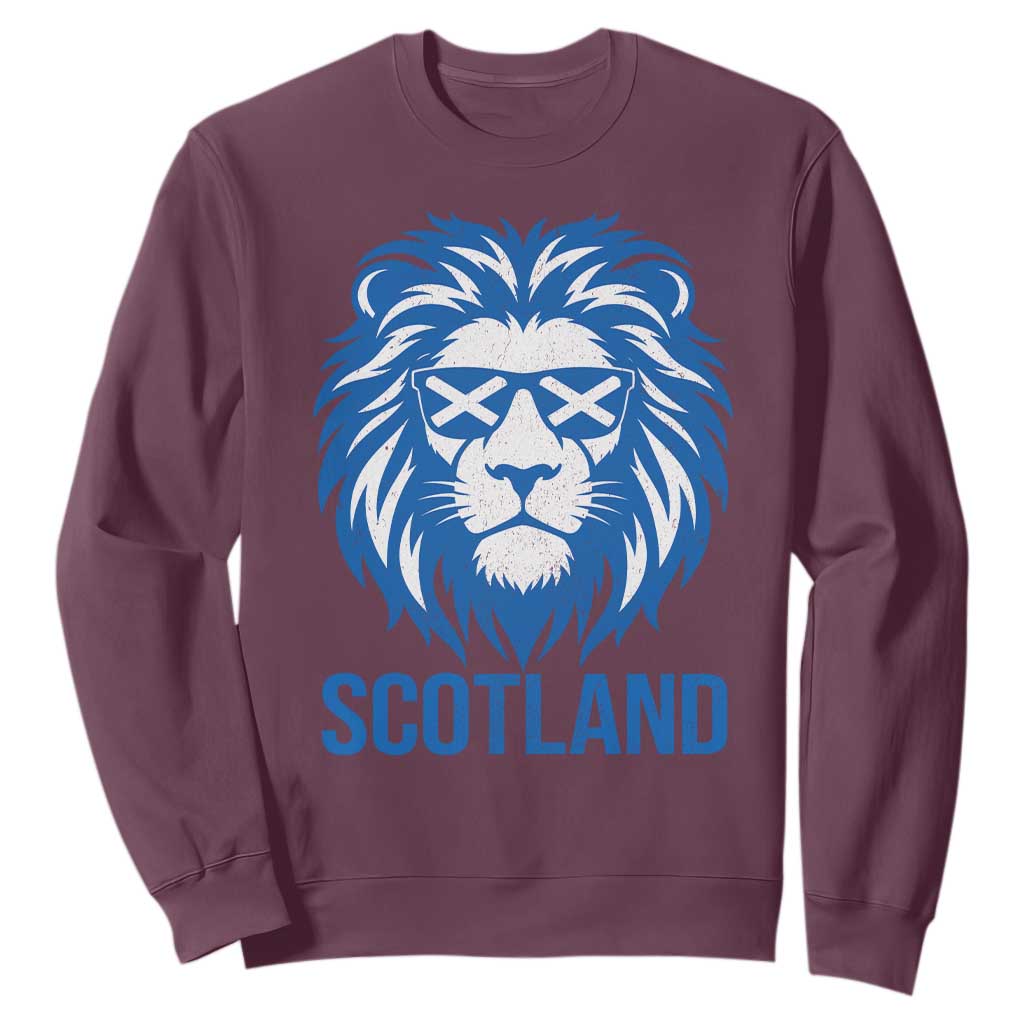 Vintage Scotland Lion Sweatshirt Retro SCOT Fan Scottish Flag