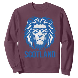 Vintage Scotland Lion Sweatshirt Retro SCOT Fan Scottish Flag