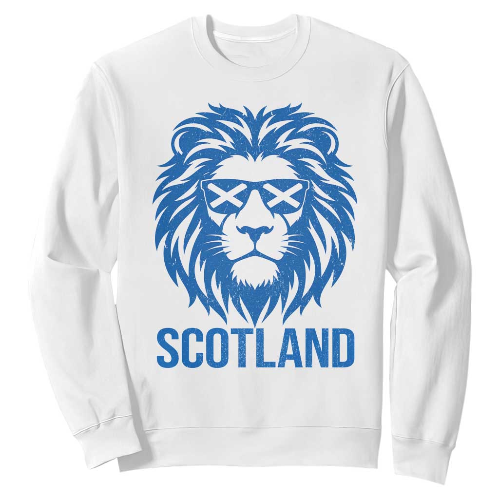Vintage Scotland Lion Sweatshirt Retro SCOT Fan Scottish Flag
