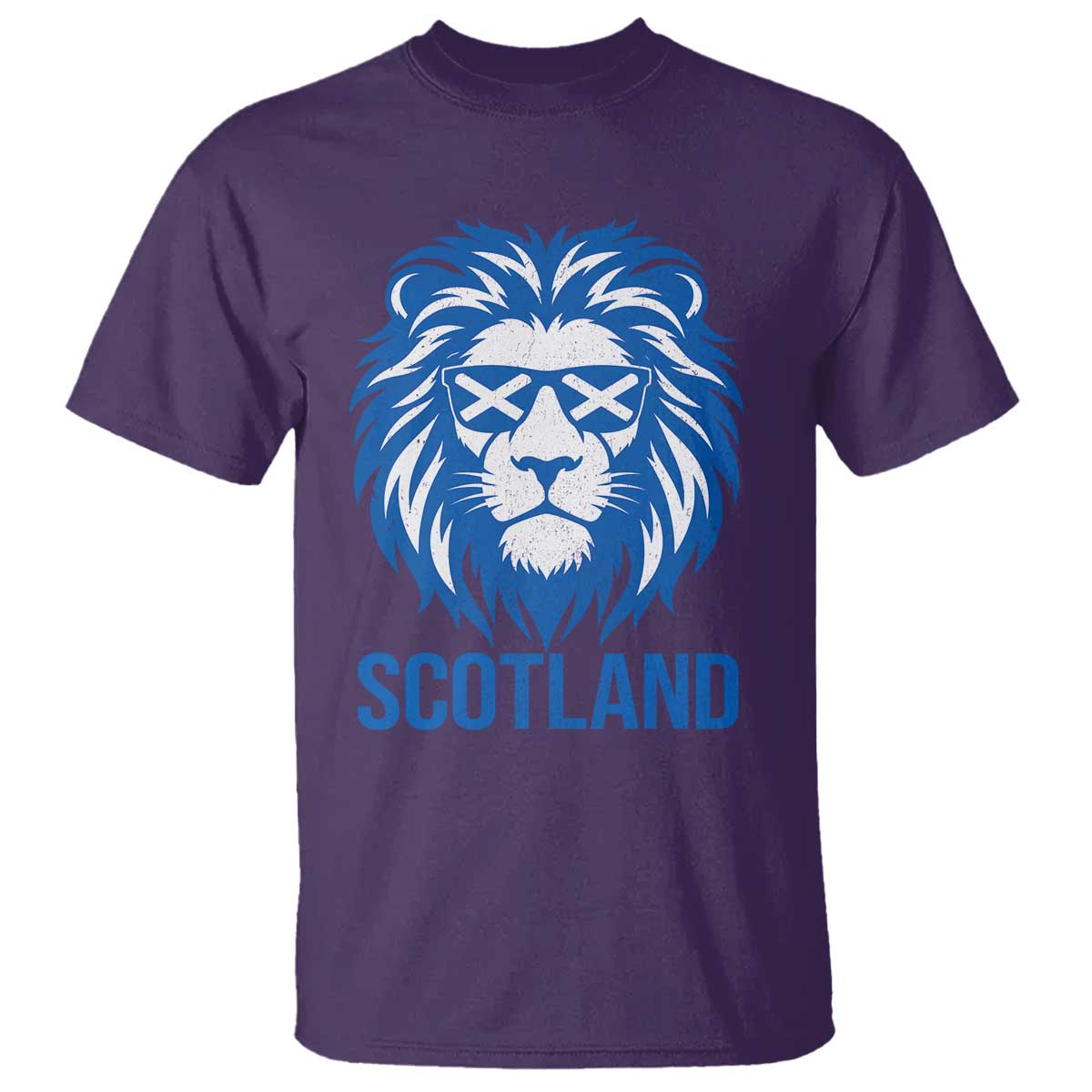 Vintage Scotland Lion T Shirt Retro SCOT Fan Scottish Flag