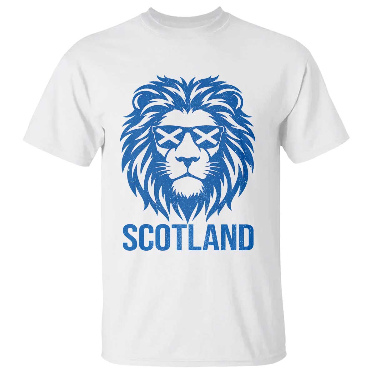 Vintage Scotland Lion T Shirt Retro SCOT Fan Scottish Flag