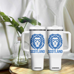 Vintage Scotland Lion Tumbler With Handle Retro SCOT Fan Scottish Flag