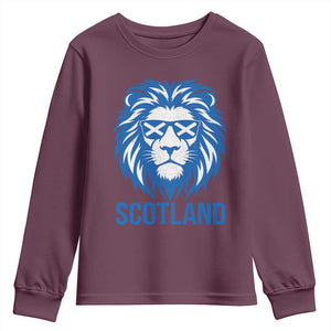 Vintage Scotland Lion Youth Sweatshirt Retro SCOT Fan Scottish Flag