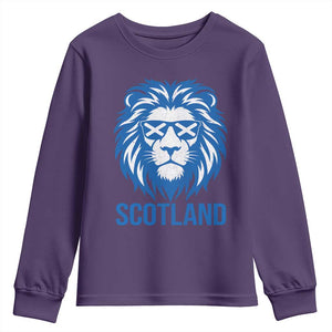 Vintage Scotland Lion Youth Sweatshirt Retro SCOT Fan Scottish Flag
