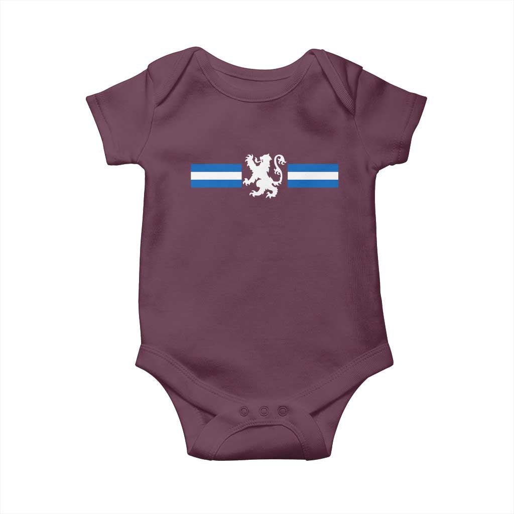 Scotland Lion Baby Onesie Retro Scottish Flag SCOT