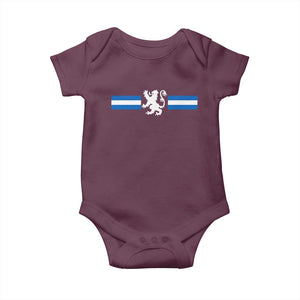 Scotland Lion Baby Onesie Retro Scottish Flag SCOT