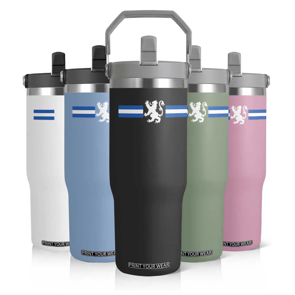 Scotland Lion Flip Straw Tumbler Retro Scottish Flag SCOT