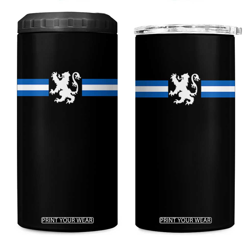 Scotland Lion 4 in 1 Can Cooler Tumbler Retro Scottish Flag SCOT