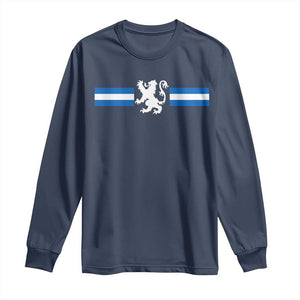 Scotland Lion Long Sleeve Shirt Retro Scottish Flag SCOT