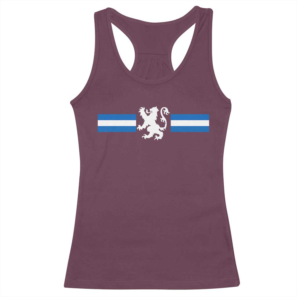 Scotland Lion Racerback Tank Top Retro Scottish Flag SCOT