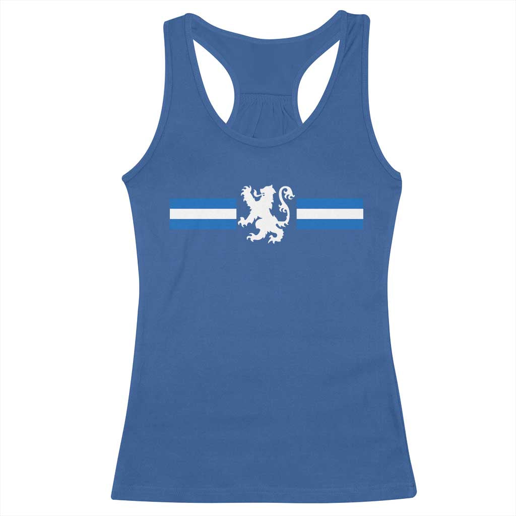Scotland Lion Racerback Tank Top Retro Scottish Flag SCOT