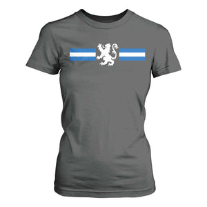 Scotland Lion T Shirt For Women Retro Scottish Flag SCOT
