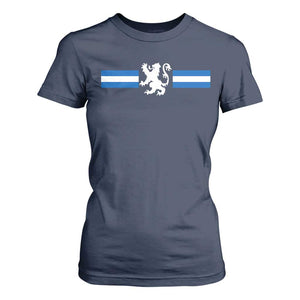 Scotland Lion T Shirt For Women Retro Scottish Flag SCOT