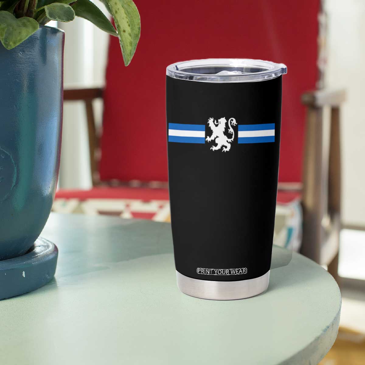 Scotland Lion Tumbler Cup Retro Scottish Flag SCOT