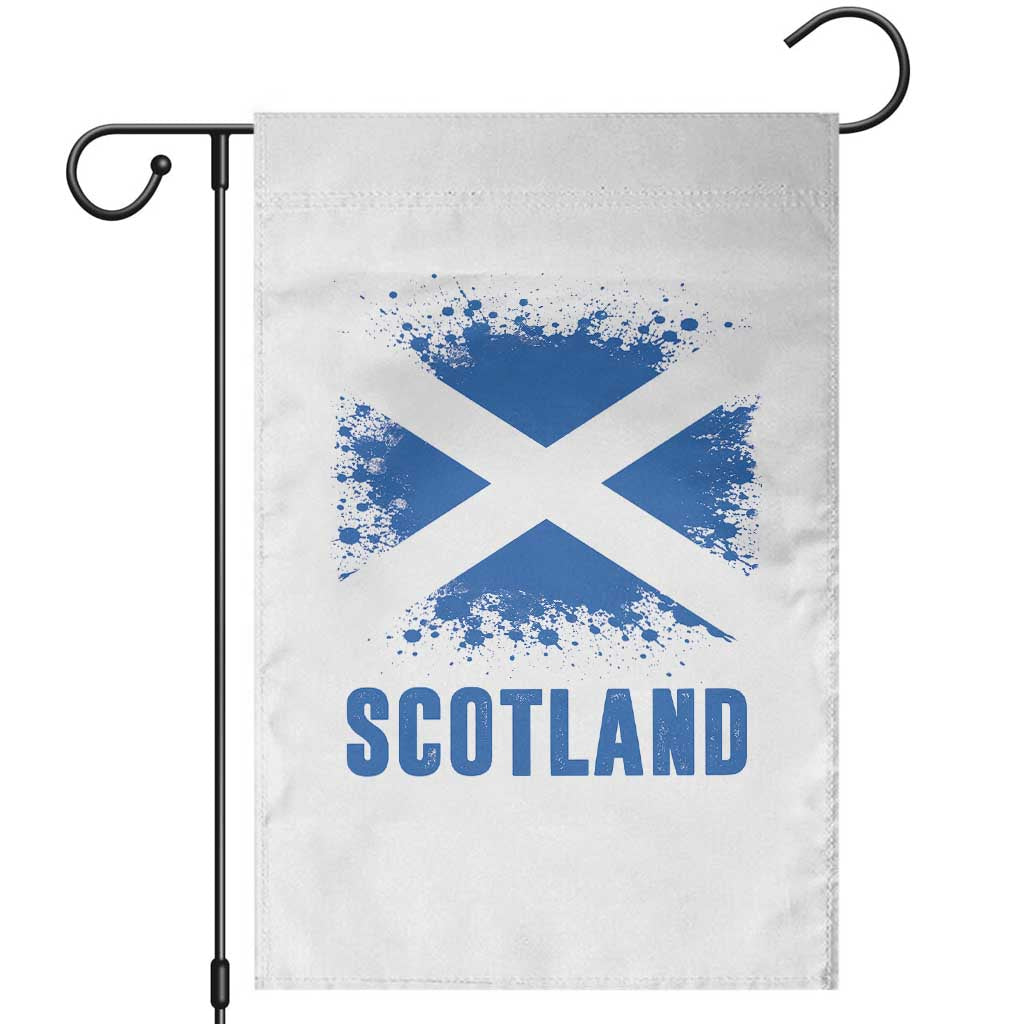 Scotland Garden Flag Retro Vintage Watercolors Sport Scottish Flag SCOT TS10 White Print Your Wear