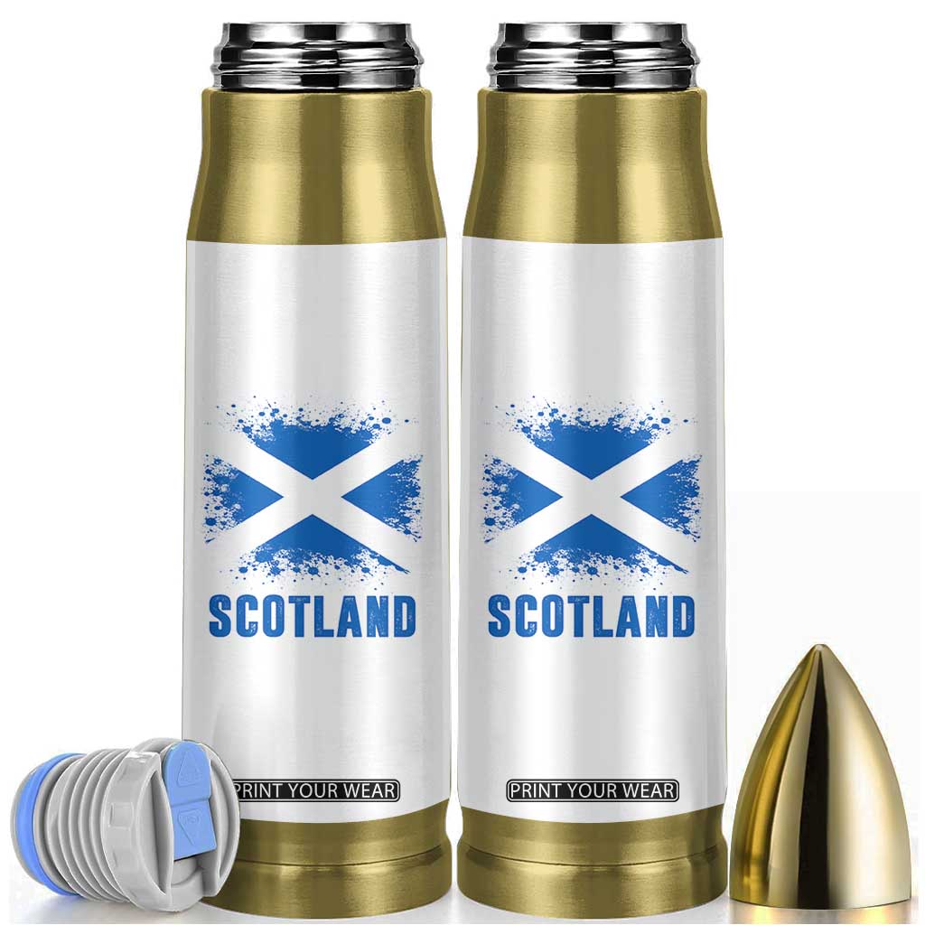 Scotland Bullet Tumbler Retro Vintage Watercolors Sport Scottish Flag SCOT