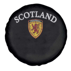 Scotland Soccer Spare Tire Cover Scottish Rampant Lion Scotland Coat of Arms Banner Football Fan