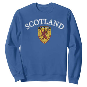 Scotland Soccer Sweatshirt Scottish Rampant Lion Scotland Coat of Arms Banner Football Fan