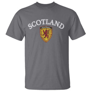 Scotland Soccer T Shirt Scottish Rampant Lion Scotland Coat of Arms Banner Football Fan