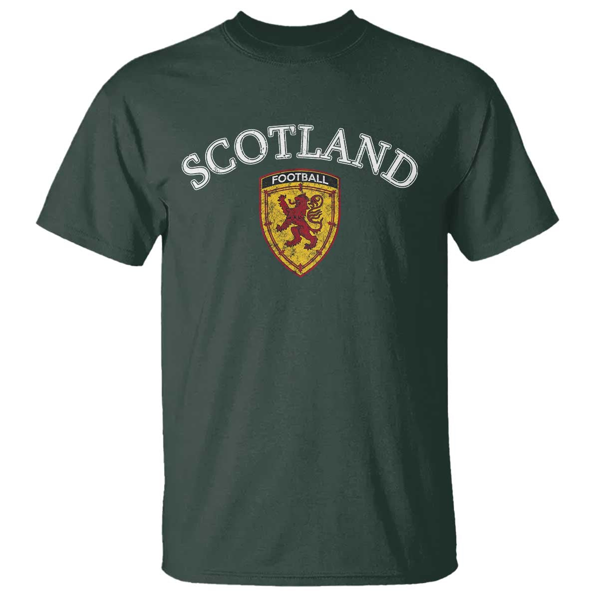 Scotland Soccer T Shirt Scottish Rampant Lion Scotland Coat of Arms Banner Football Fan