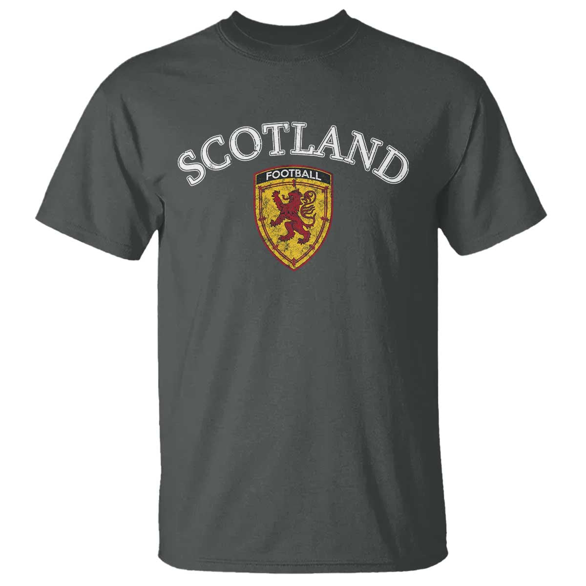 Scotland Soccer T Shirt Scottish Rampant Lion Scotland Coat of Arms Banner Football Fan