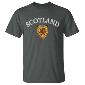 Scotland Soccer T Shirt Scottish Rampant Lion Scotland Coat of Arms Banner Football Fan