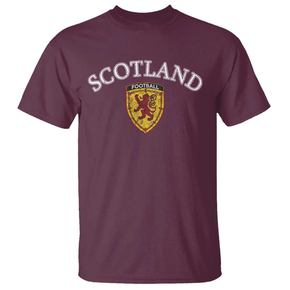 Scotland Soccer T Shirt Scottish Rampant Lion Scotland Coat of Arms Banner Football Fan