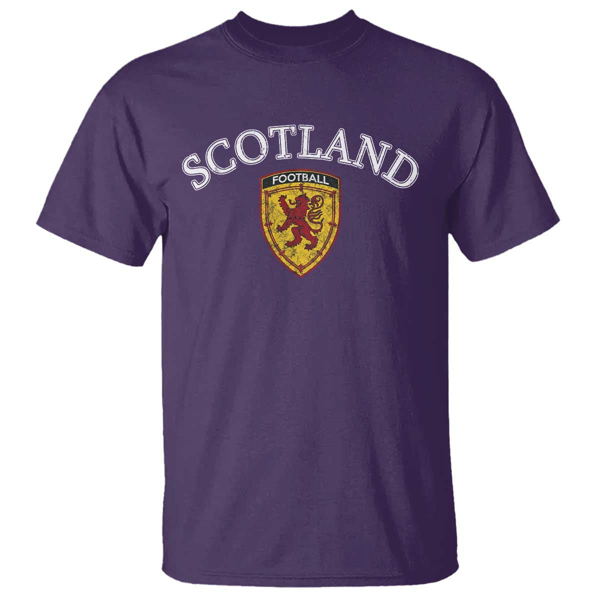 Scotland Soccer T Shirt Scottish Rampant Lion Scotland Coat of Arms Banner Football Fan