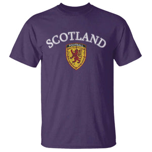 Scotland Soccer T Shirt Scottish Rampant Lion Scotland Coat of Arms Banner Football Fan