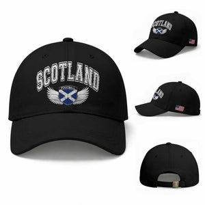 Scotland Soccer Baseball Cap Retro Vintage Scottish Flag Football Fan