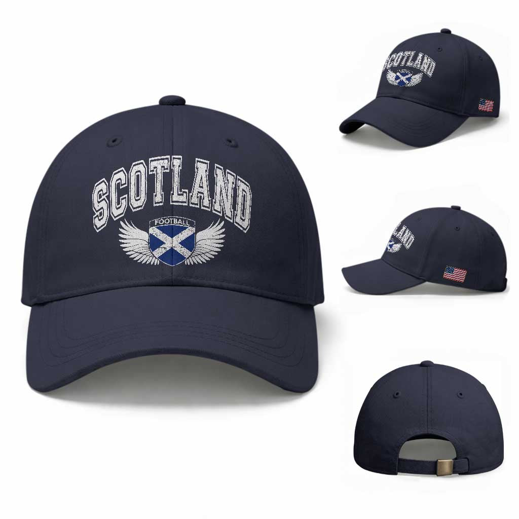 Scotland Soccer Baseball Cap Retro Vintage Scottish Flag Football Fan