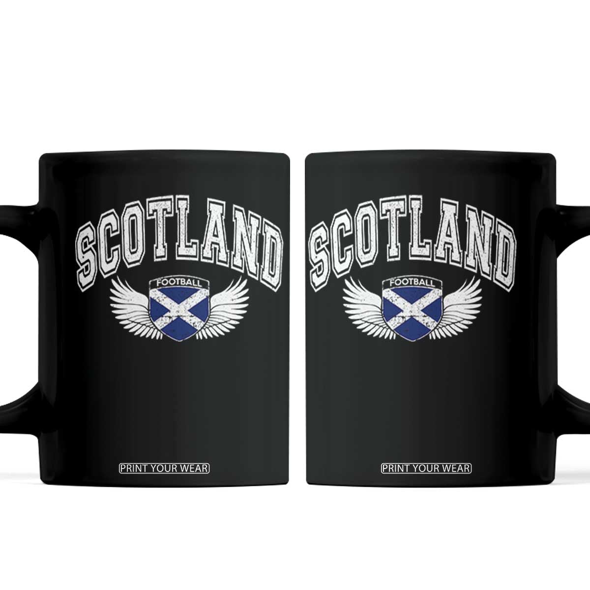 Scotland Soccer Coffee Mug Retro Vintage Scottish Flag Football Fan