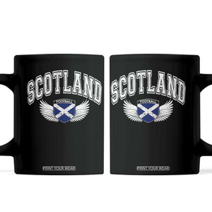 Scotland Soccer Coffee Mug Retro Vintage Scottish Flag Football Fan