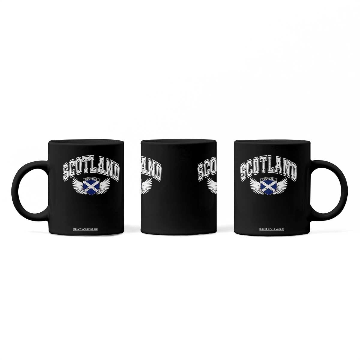 Scotland Soccer Coffee Mug Retro Vintage Scottish Flag Football Fan