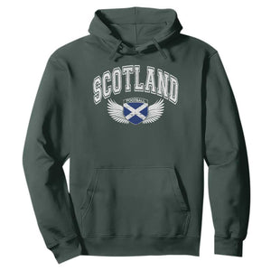 Scotland Soccer Hoodie Retro Vintage Scottish Flag Football Fan