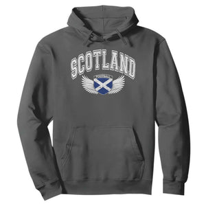 Scotland Soccer Hoodie Retro Vintage Scottish Flag Football Fan