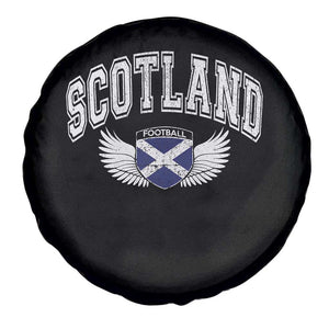 Scotland Soccer Spare Tire Cover Retro Vintage Scottish Flag Football Fan