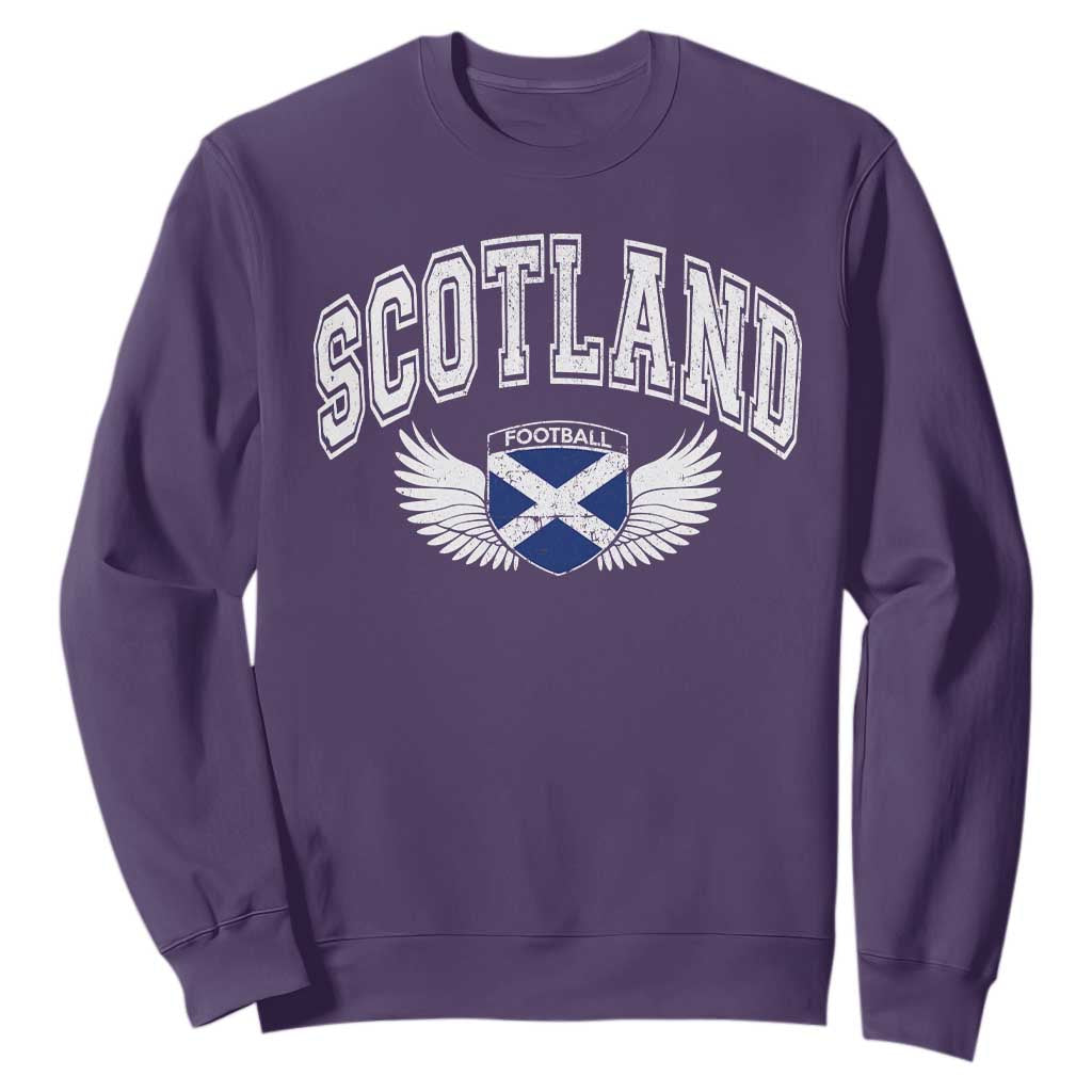Scotland Soccer Sweatshirt Retro Vintage Scottish Flag Football Fan