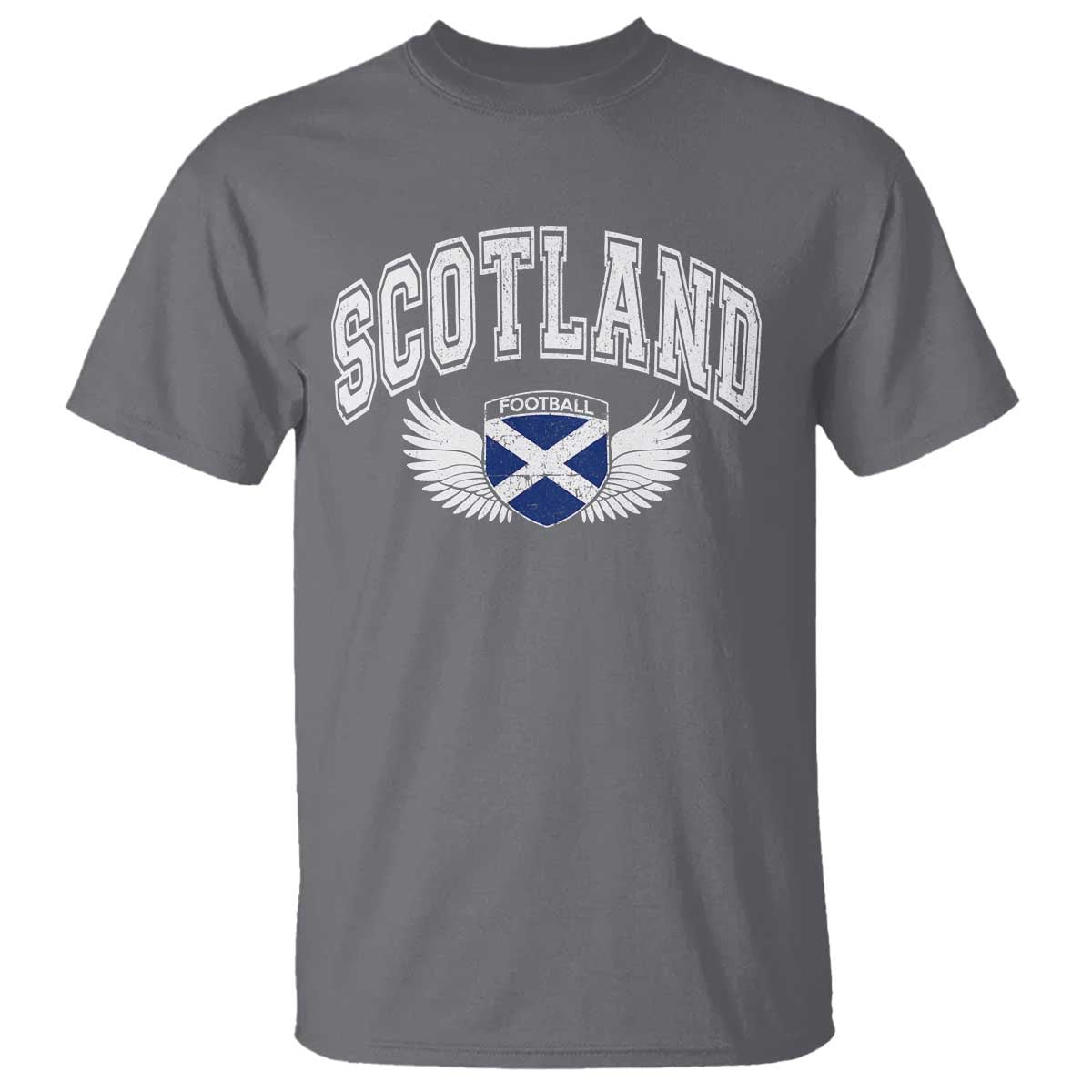 Scotland Soccer T Shirt Retro Vintage Scottish Flag Football Fan