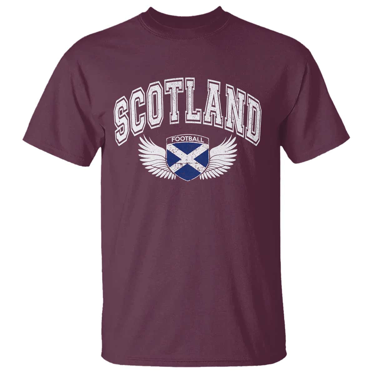 Scotland Soccer T Shirt Retro Vintage Scottish Flag Football Fan