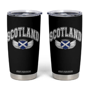 Scotland Soccer Tumbler Cup Retro Vintage Scottish Flag Football Fan