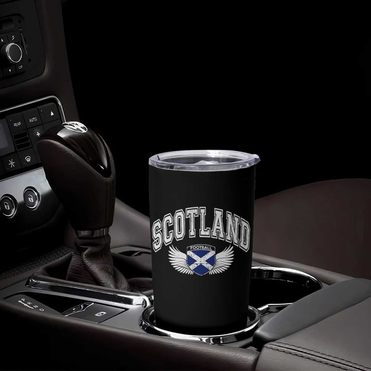 Scotland Soccer Tumbler Cup Retro Vintage Scottish Flag Football Fan