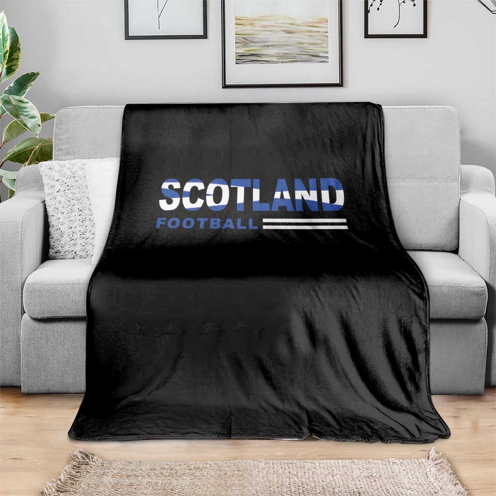 Scotland Football Pride Throw Blanket Scottish Flag Soccer Fan National Team Fans