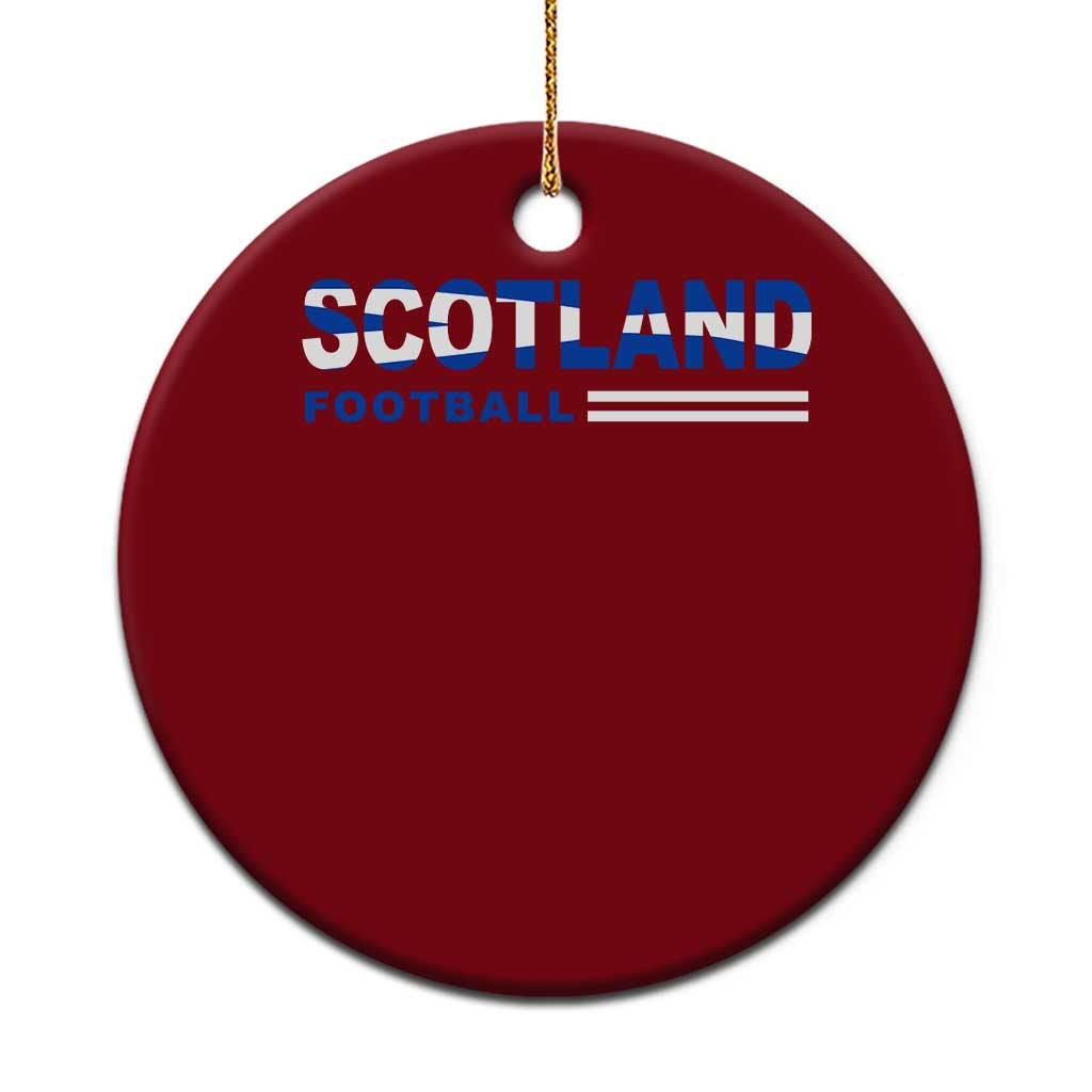 Scotland Football Pride Ceramic Ornament Scottish Flag Soccer Fan National Team Fans