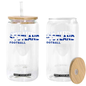 Scotland Football Pride Glass Can Scottish Flag Soccer Fan National Team Fans