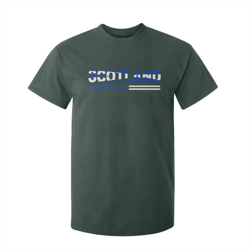 Scotland Football Pride T Shirt For Kid Scottish Flag Soccer Fan National Team Fans