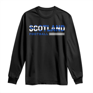 Scotland Football Pride Long Sleeve Shirt Scottish Flag Soccer Fan National Team Fans