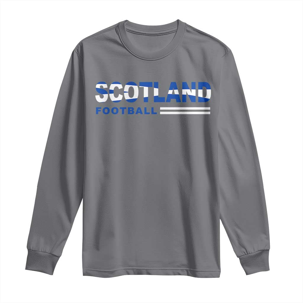 Scotland Football Pride Long Sleeve Shirt Scottish Flag Soccer Fan National Team Fans
