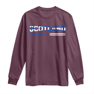 Scotland Football Pride Long Sleeve Shirt Scottish Flag Soccer Fan National Team Fans
